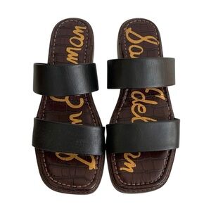 Sam Edelman Black Leather “Haydee” Sandal